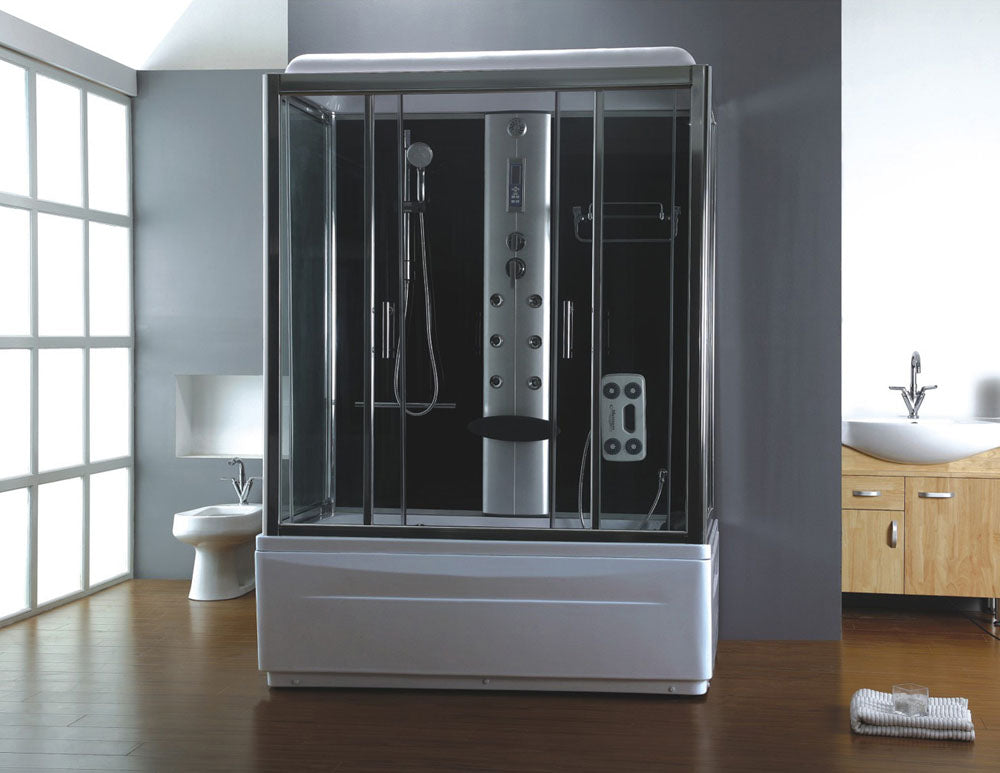 Eauparis bad/douche 170x90 h 220 cm veiligheidsglas 5 mm