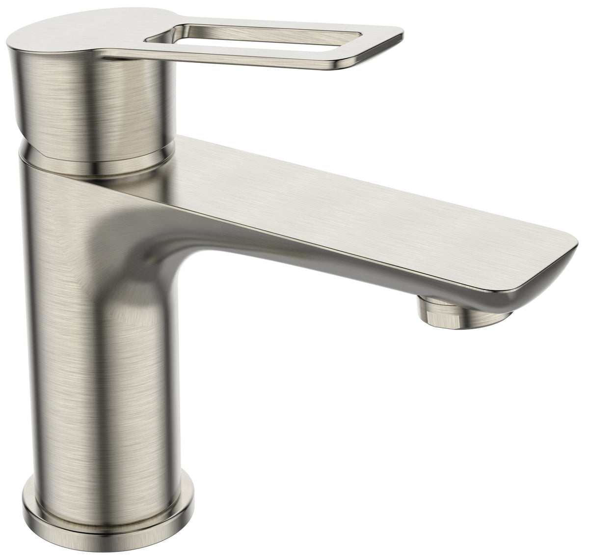 Eaubraga wastafelkraan geborsteld inox