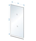 Eauslim glasplaat 500 x 2000 x 8 mm nano helder glas