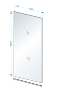 Eauslim glasplaat 1600 x 2000 x 8 mm nano rookglas