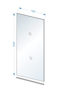 Eauslim glasplaat 1100 x 2000 x 8 mm nano rookglas