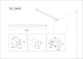 Eauslim stabilisatiestang 120 cm chroom