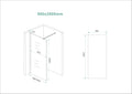 Eauslim glasplaat 900 x 2000 x 8 mm nano vintage brons glas