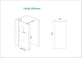 Eauslim glasplaat 1000 x 2000 x 8 mm nano vintage brons glas