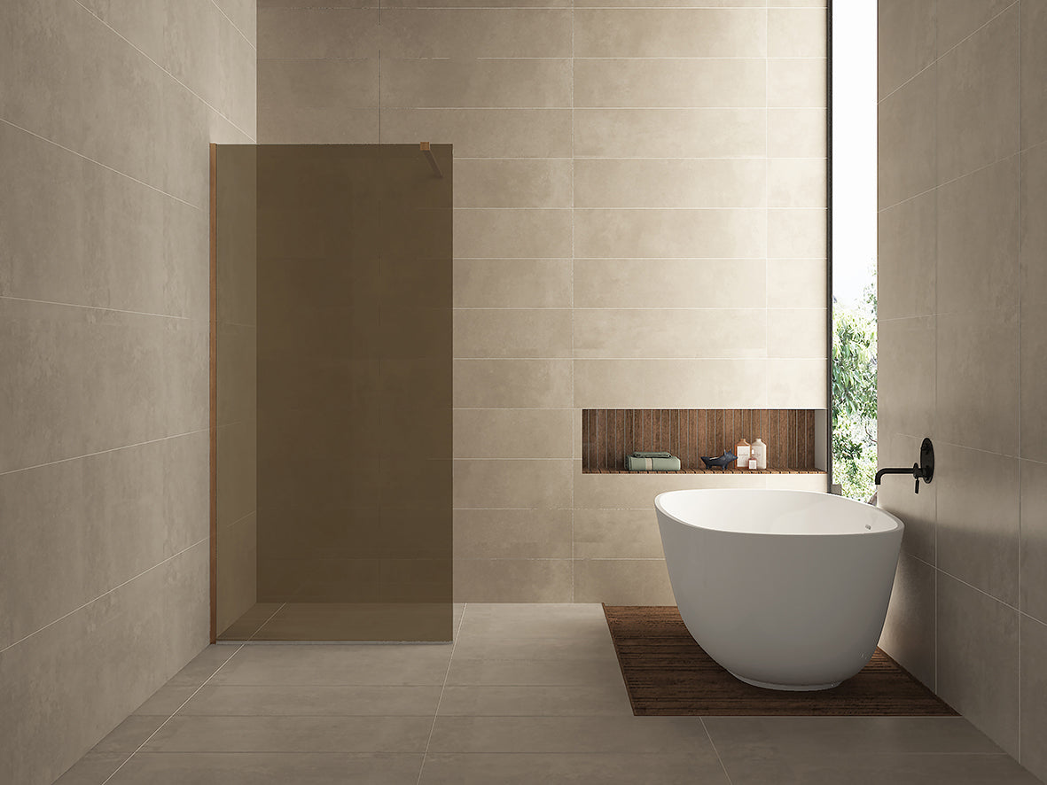 Eauslim glasplaat 1200 x 2000 x 8 mm nano vintage brons glas