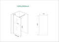 Eauslim glasplaat 1200 x 2000 x 8 mm nano vintage brons glas