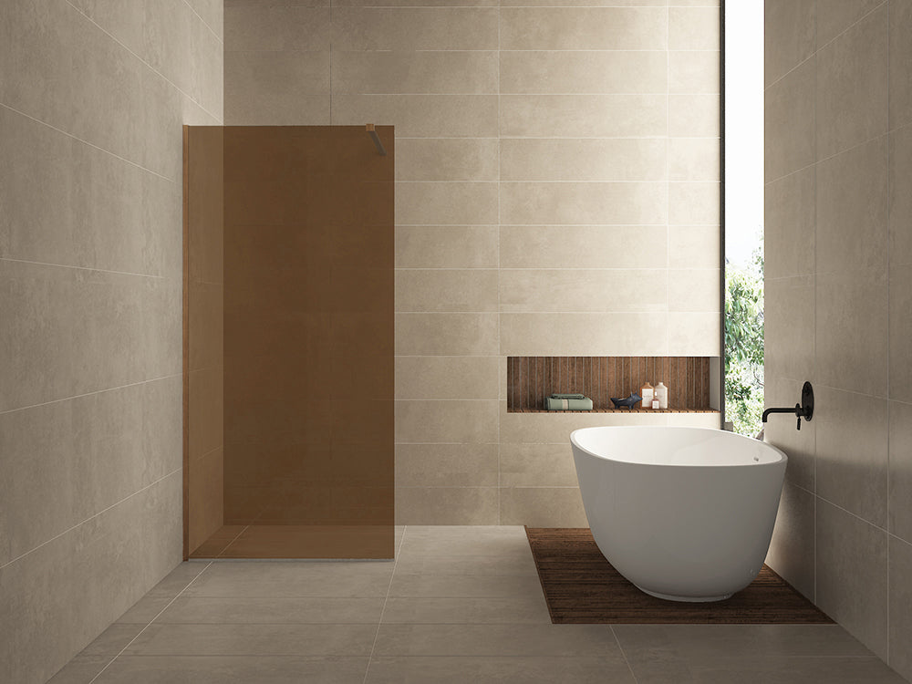 Eauslim glasplaat 1200 x 2000 x 8 mm nano warm koper glas