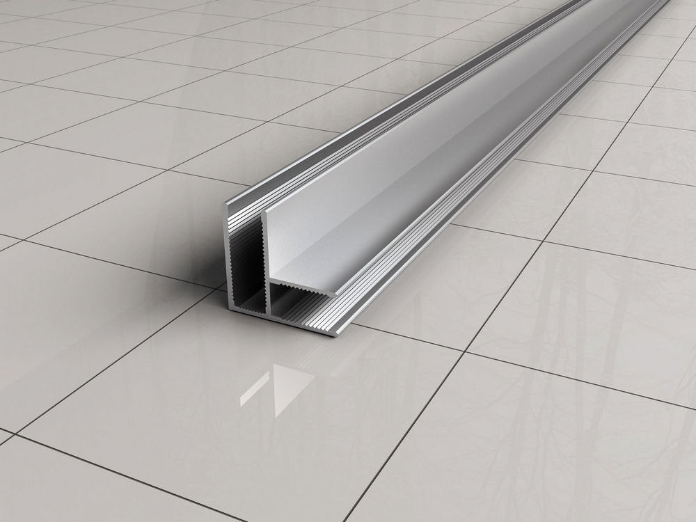 Eauslim hoekprofiel 2000 x 10 mm chroom
