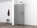 Eaucomfort inloopdouche 1000 x 2000 x 10 mm nano rookglas/chroom