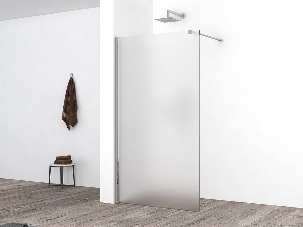 Eaucomfort inloopdouche 900 x 2000 x 10 mm nano melkglas/chroom