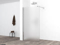 Eaucomfort inloopdouche 1200 x 2000 x 10 mm nano melkglas/chroom