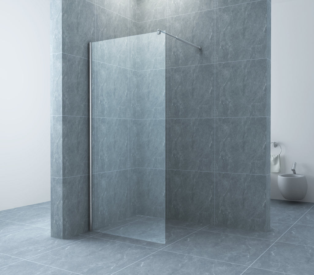 Eaucerra eco inloopdouche 1000 x 1950 x 6 mm nano helder glas/chroom