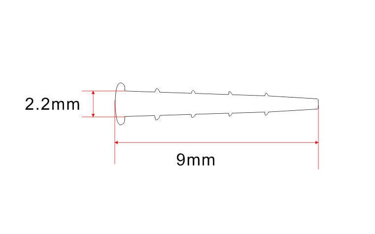 Eauopvulstrip kunststof 2mm x 200cm transparant