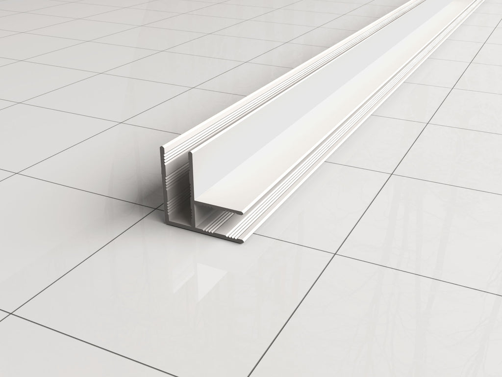 Eauslim hoekprofiel 2000 x 10 mm mat wit