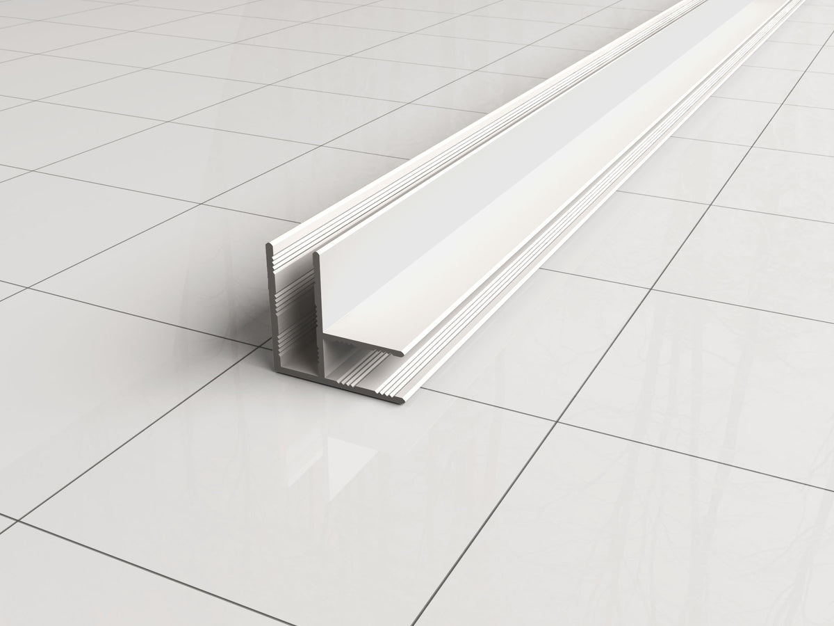 Eauslim hoekprofiel 2000 x 10 mm mat wit