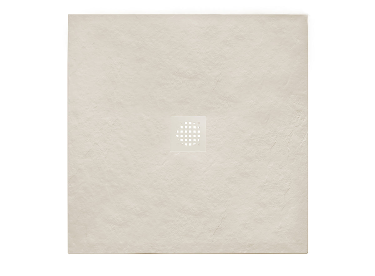 Eaustonea douchebak antislip composiet 900x900x30 mm inkortbaar beige