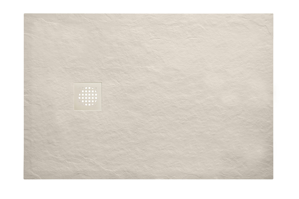 Eaustonea douchebak antislip composiet 900x1200x30 mm inkortbaar beige