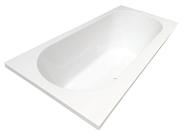 Eauportus rd inbouw duo ligbad 170x70x43 cm glans wit