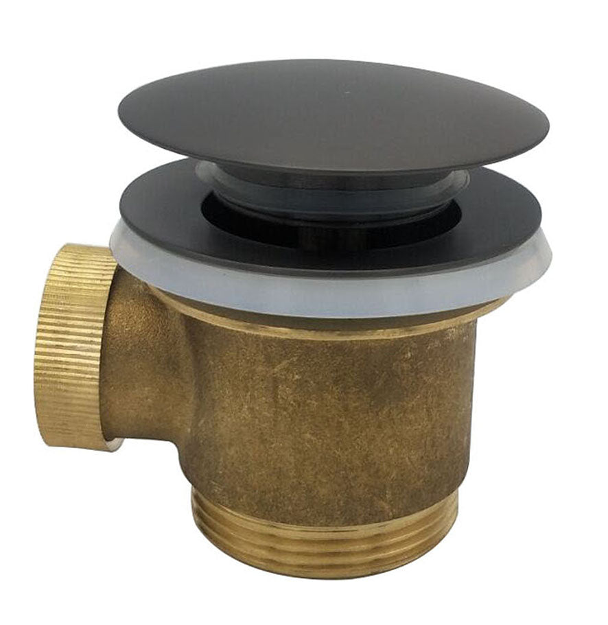 Eaucaral clickwaste afvoerplug vrijstaand bad 1 1/2" gunmetal