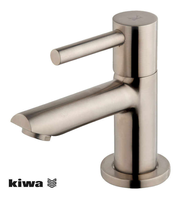 Eaucaral amador fonteinkraan kiwa 1/2" geborsteld staal pvd