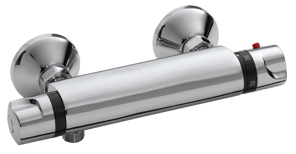 Eauuniversele thermostatische douchemengkraan 15cm chroom