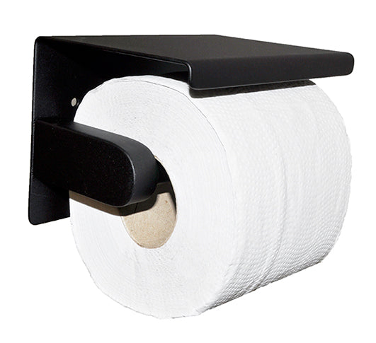 Eaubrush toiletrolhouder mat zwart