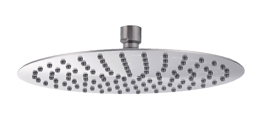 Eau304 hoofddouche rond 25 cm geborsteld rvs