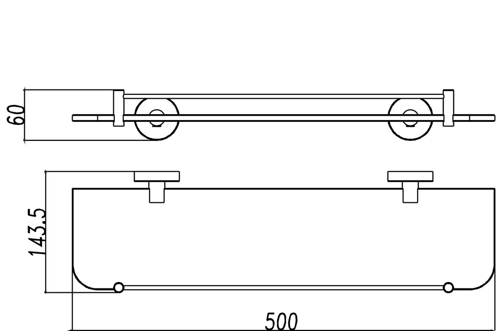 Eau304 planchet 50 cm rvs