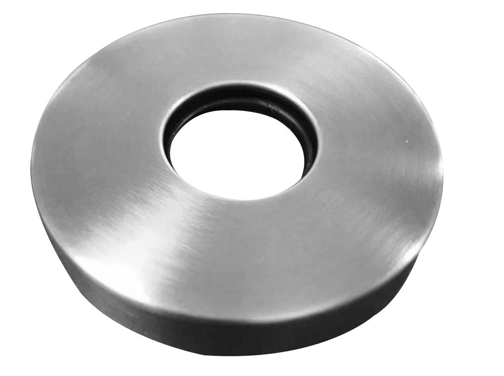 Eau304 rozet voor douchearm rond 60 mm geborsteld rvs