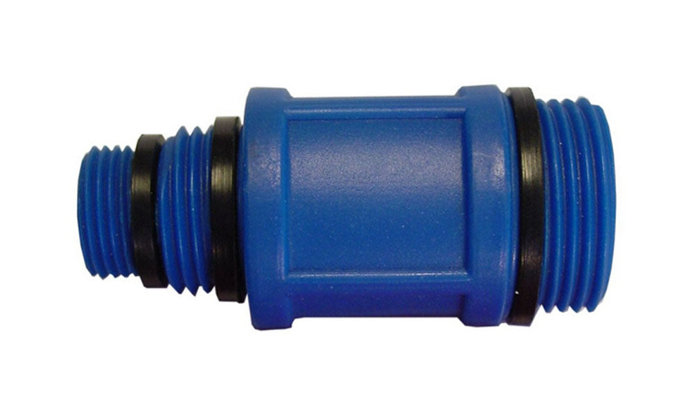 Eauafdekstop universeel 3/4" x 1/2"-3/8" blauw
