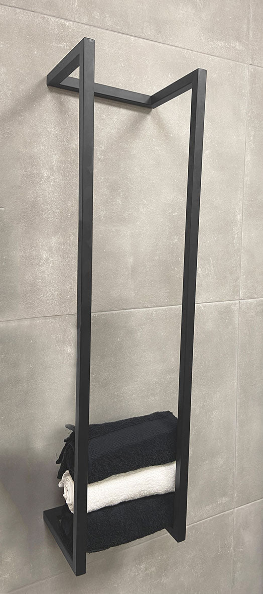 Eauloft handdoekrek 95 x 25 x 20 cm gunmetal pvd