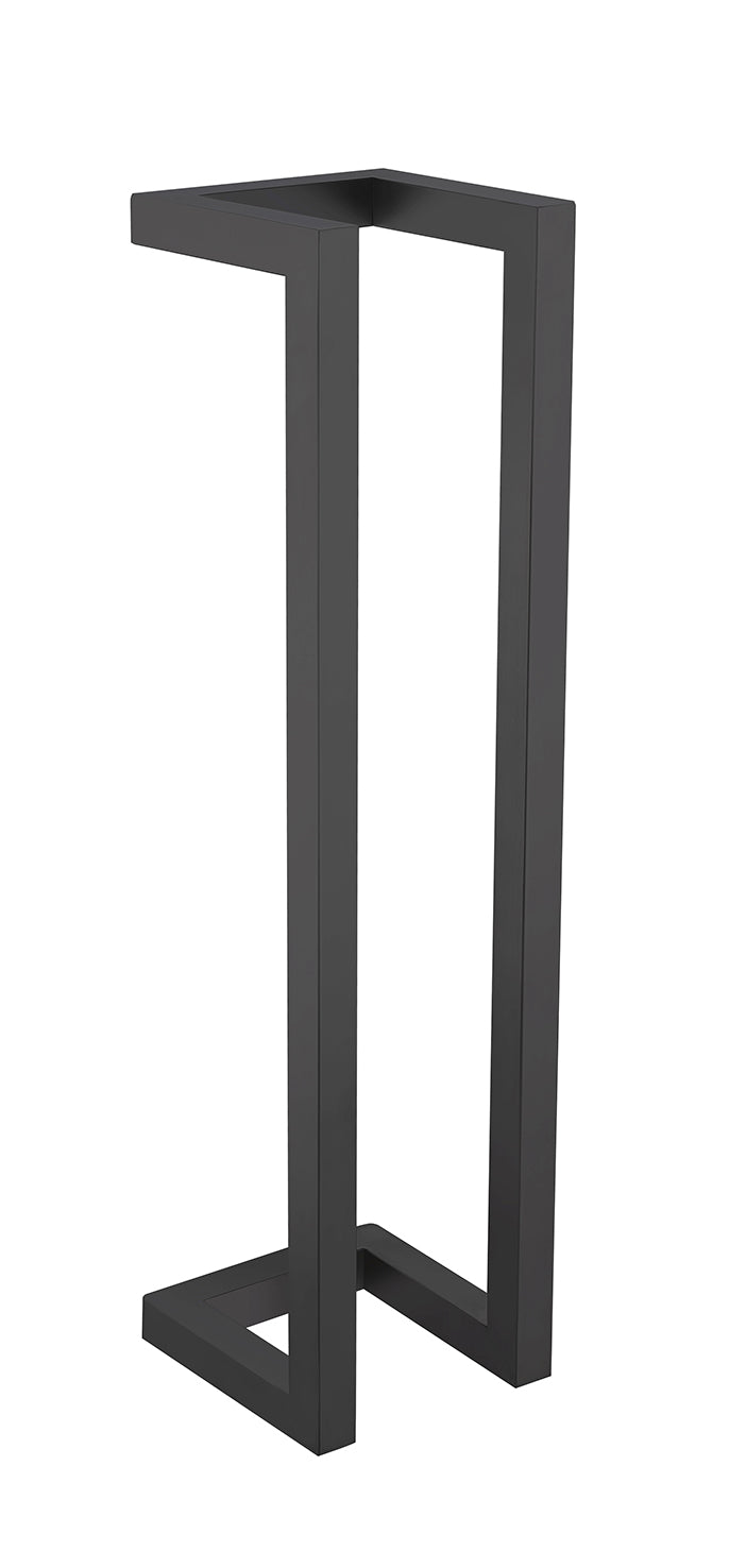 Eauloft handdoekrek 50 x 12.5 x 12.5 cm mat zwart
