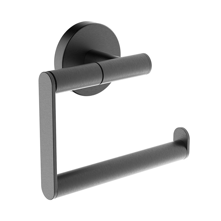 Eaualonzo toiletrolhouder zonder klep gunmetal pvd