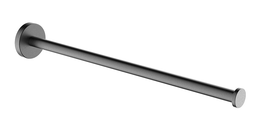Eaualonzo handdoekrek 1-armig gunmetal pvd