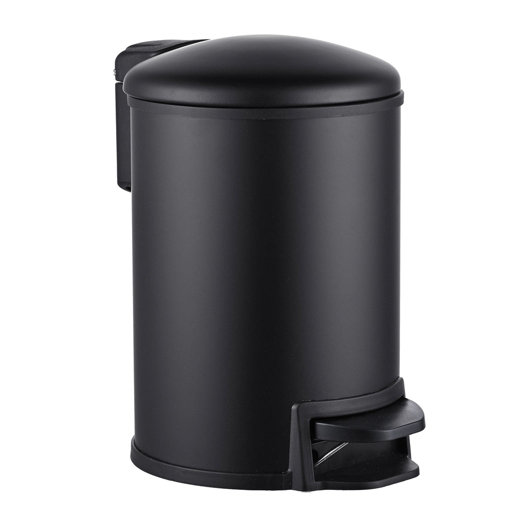 Eautobin pedaalemmer softclose 3 liter mat zwart