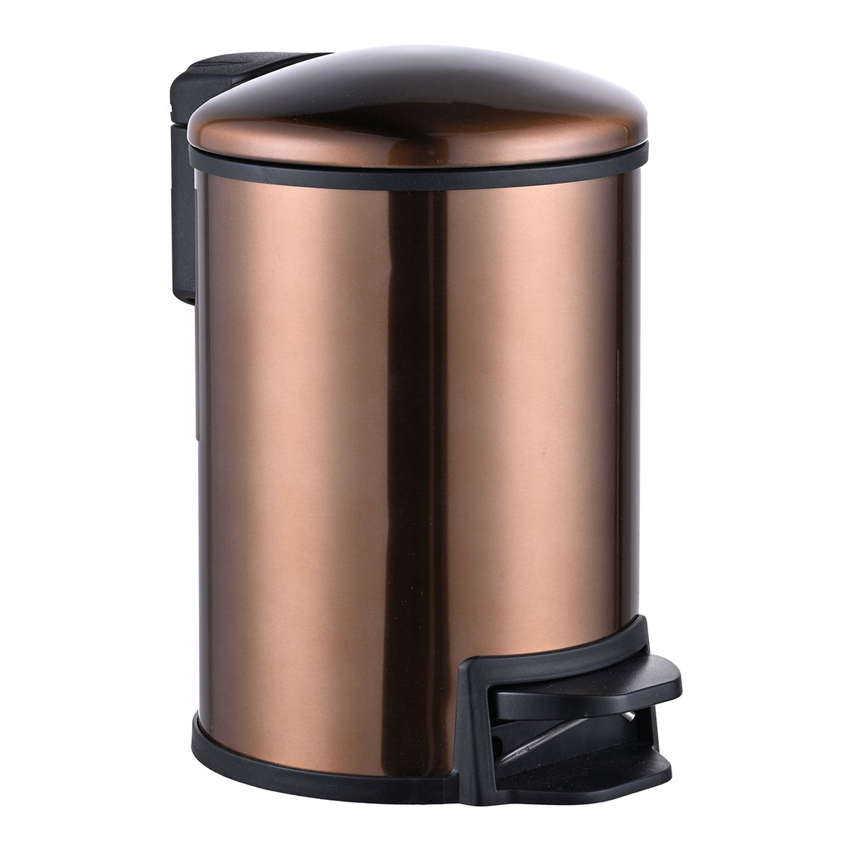 Eautobin pedaalemmer softclose 3 liter geborsteld brons koper