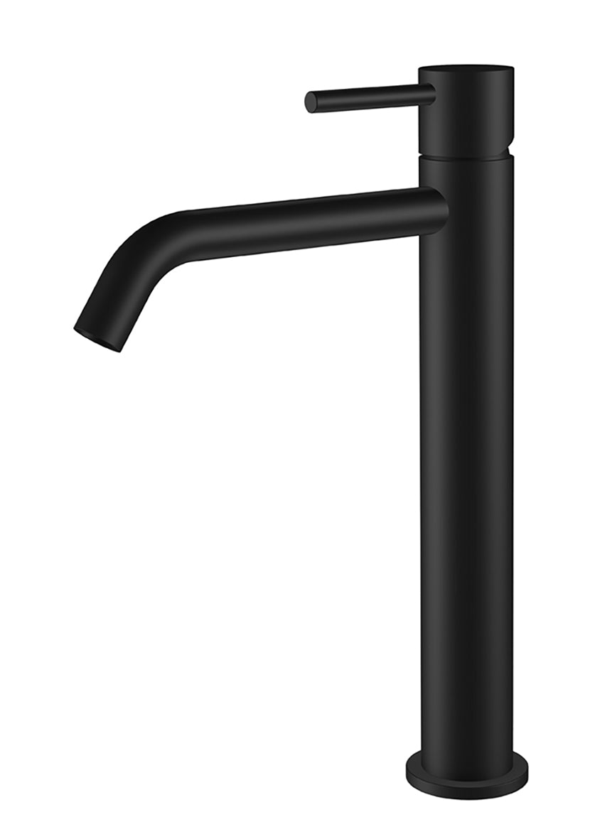 Eaustyle xl wastafelkraan hoog mat zwart