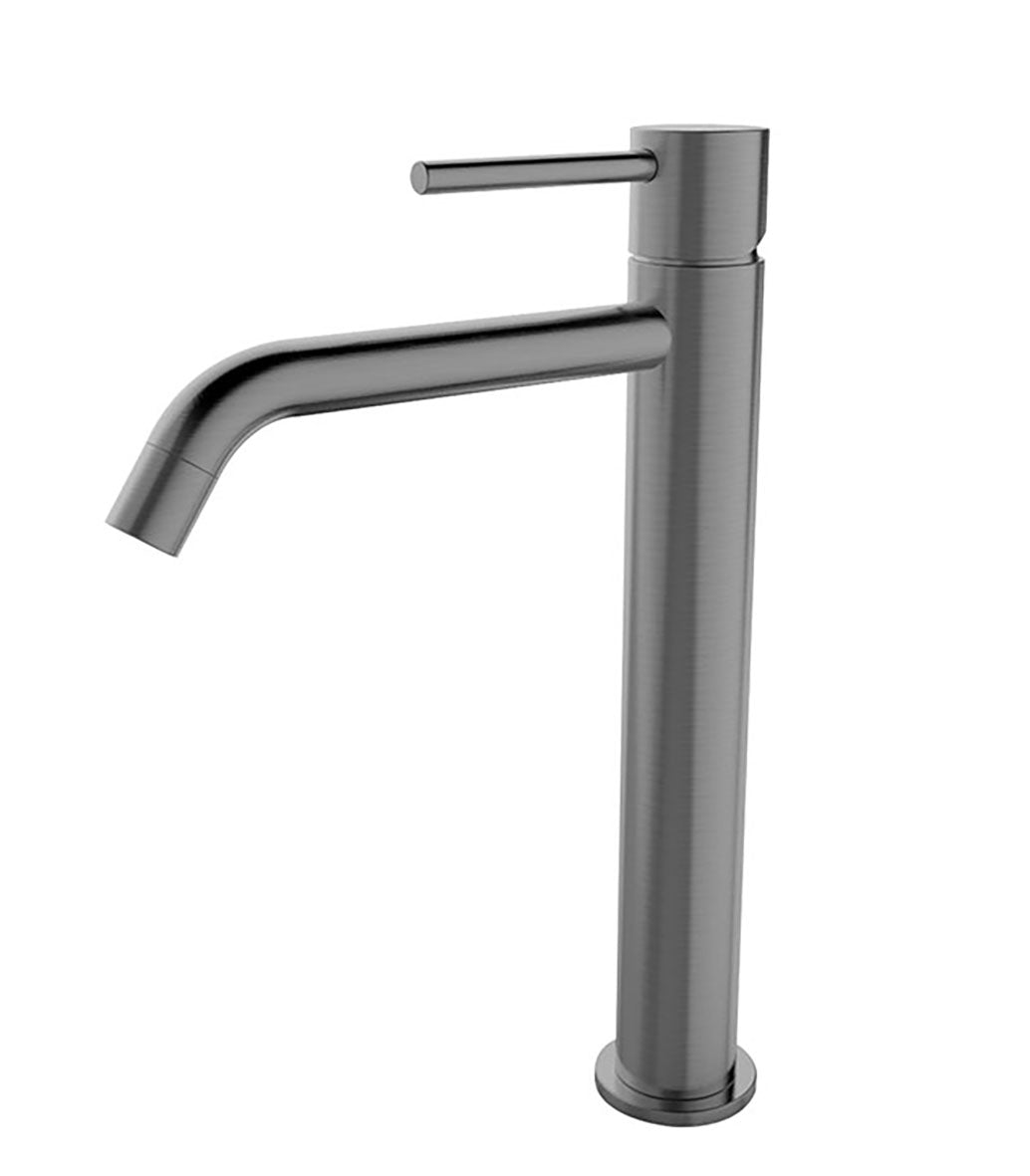 Eaustyle xl wastafelkraan hoog gunmetal pvd