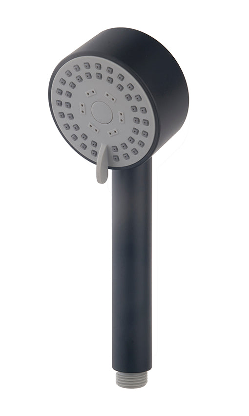 Eauunimatch cadans handdouche 3 standen ø 8 cm mat zwart