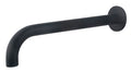 Eaucaral baduitloop rond 30 cm 1/2'' mat zwart