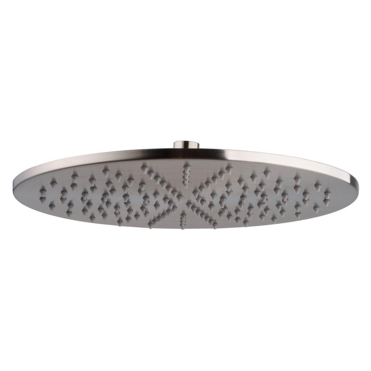 Eauunimatch hoofddouche rond 30 x 0,8 cm geborsteld staal pvd