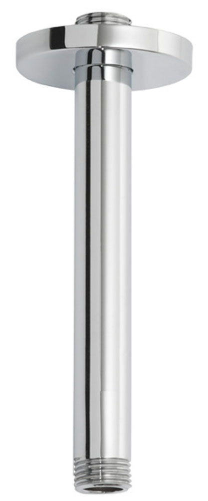 Eauunimatch douchearm met plafondbevestiging 15 cm chroom