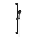 EauuniMatch glijstangset compleet met handdouche 3 standen Ã˜ 12 cm mat zwart
