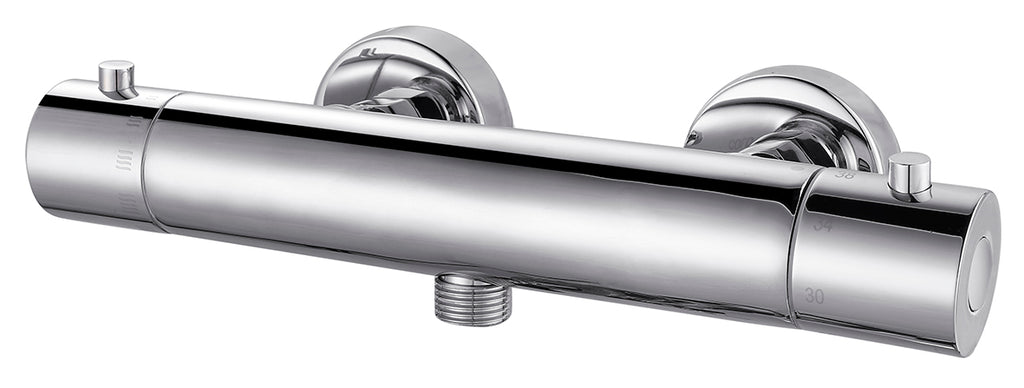 Eaurio thermostatische douchemengkraan 12 cm chroom