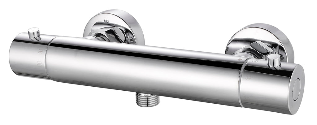 Eaurio thermostatische douchemengkraan 15 cm chroom