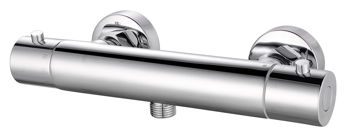 Eaurio thermostatische douchemengkraan 15 cm chroom