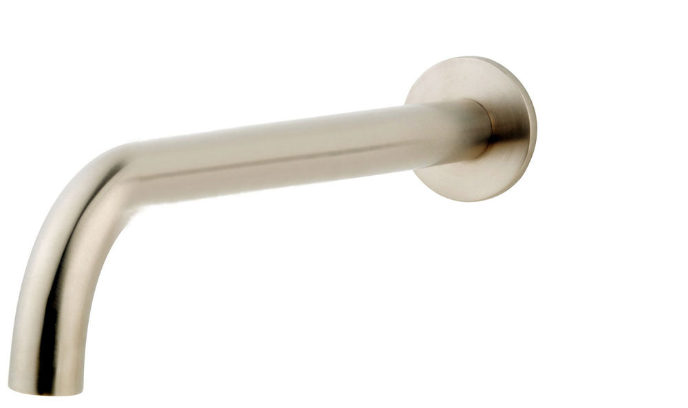 Eaucaral baduitloop rond 30 cm 1/2'' geborsteld staal pvd