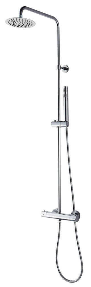 Eaucaralda eco thermostatische regendoucheset opbouw chroom