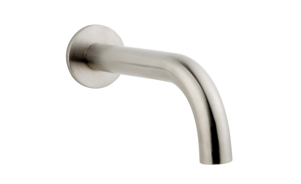 Eaucaral baduitloop rond 20 cm 1/2'' geborsteld staal pvd