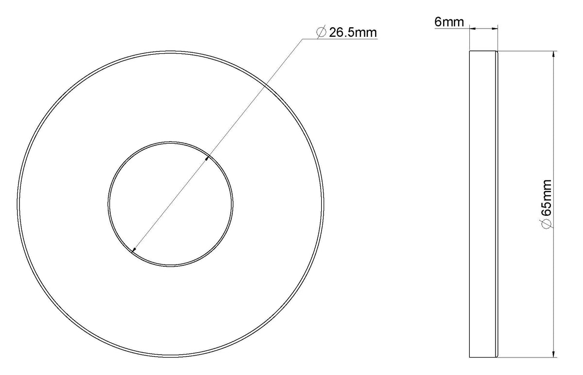 Eaucaral rozet uitloop eenhendel wastafelkraan 65 mm mat zwart